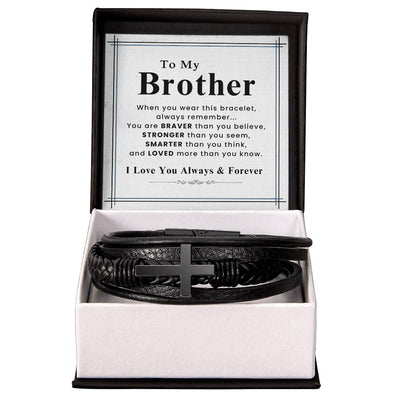 Load image into Gallery viewer, To My Brother Bracelet for Birthday, Unique Gift for Brother Christmas from Sister
