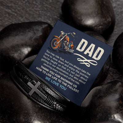 Load image into Gallery viewer, Father&amp;#39;s Day Gifts from Daughter, Bracelet for Dad Birthday from Daughter and Son
