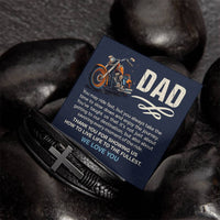 Load image into Gallery viewer, Father&#39;s Day Gifts from Daughter, Bracelet for Dad Birthday from Daughter and Son
