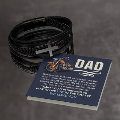 Load image into Gallery viewer, Father&amp;#39;s Day Gifts from Daughter, Bracelet for Dad Birthday from Daughter and Son
