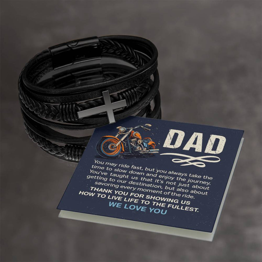 Father's Day Gifts from Daughter, Bracelet for Dad Birthday from Daughter and Son
