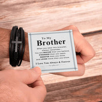 Load image into Gallery viewer, To My Brother Bracelet for Birthday, Unique Gift for Brother Christmas from Sister
