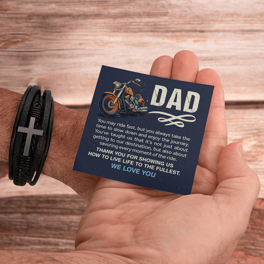 Father's Day Gifts from Daughter, Bracelet for Dad Birthday from Daughter and Son