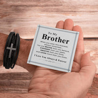 Load image into Gallery viewer, To My Brother Bracelet for Birthday, Unique Gift for Brother Christmas from Sister
