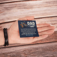 Load image into Gallery viewer, Father&#39;s Day Gifts from Daughter, Bracelet for Dad Birthday from Daughter and Son
