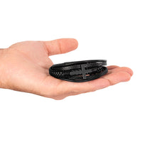 Load image into Gallery viewer, To My Son Cross Bracelet from Mom, Your Smile Illuminates My Darkest Days
