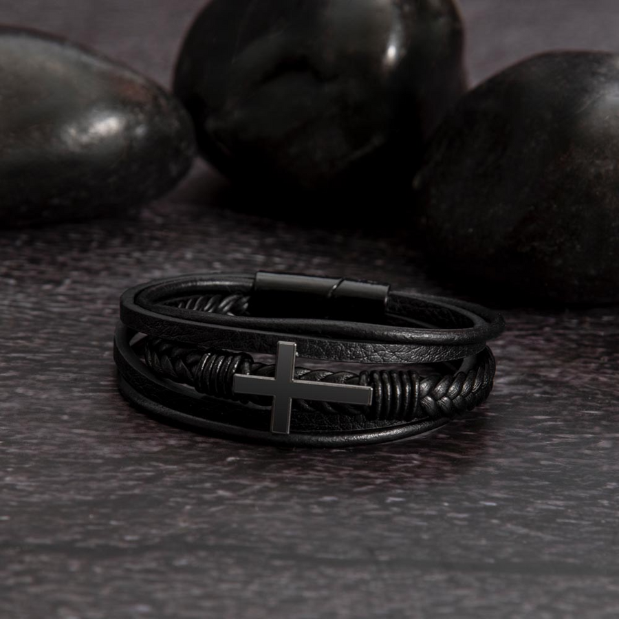 To My Grandson Bracelet, Meaningful Gift for Birthday, Graduation, Christmas from Grandparents