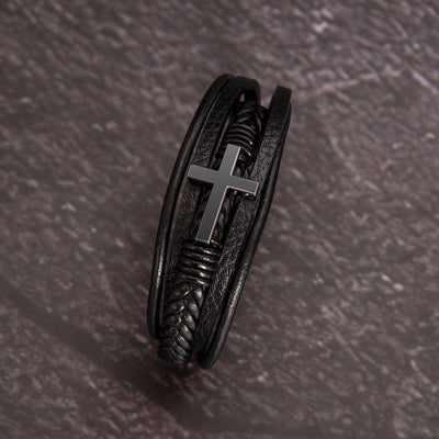 Load image into Gallery viewer, To My Son Bracelet from Mom, Pray on It, Pray Over It, But Most of All Pray Through It
