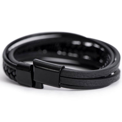 Load image into Gallery viewer, To My Husband Men&amp;#39;s Cross Bracelet - Your Love Is the Calm to My Chaos
