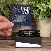 Load image into Gallery viewer, Father&#39;s Day Gifts from Daughter, Bracelet for Dad Birthday from Daughter and Son
