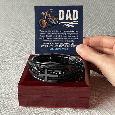 Load image into Gallery viewer, Father&amp;#39;s Day Gifts from Daughter, Bracelet for Dad Birthday from Daughter and Son
