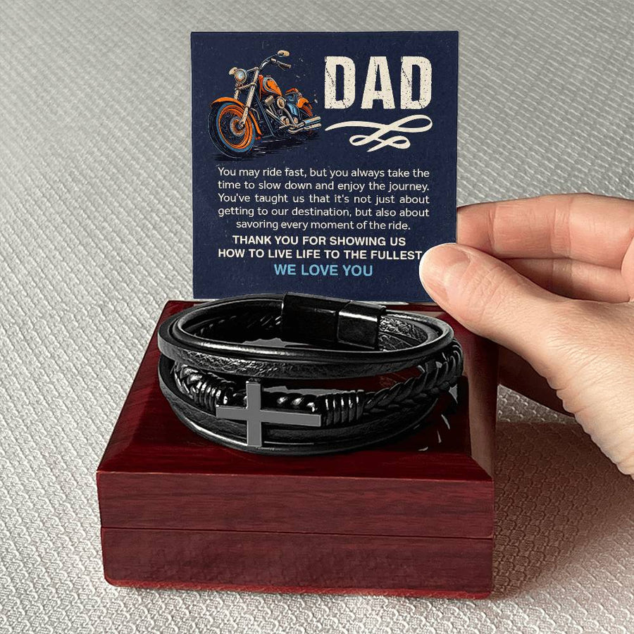Father's Day Gifts from Daughter, Bracelet for Dad Birthday from Daughter and Son