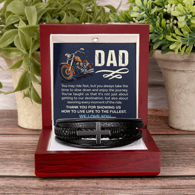Load image into Gallery viewer, Father&amp;#39;s Day Gifts from Daughter, Bracelet for Dad Birthday from Daughter and Son

