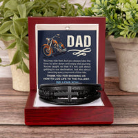 Load image into Gallery viewer, Father&#39;s Day Gifts from Daughter, Bracelet for Dad Birthday from Daughter and Son
