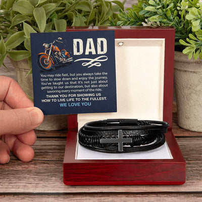 Load image into Gallery viewer, Father&amp;#39;s Day Gifts from Daughter, Bracelet for Dad Birthday from Daughter and Son
