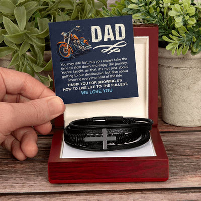 Load image into Gallery viewer, Father&amp;#39;s Day Gifts from Daughter, Bracelet for Dad Birthday from Daughter and Son
