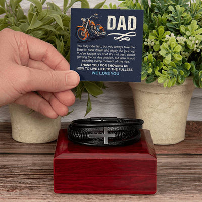 Load image into Gallery viewer, Father&amp;#39;s Day Gifts from Daughter, Bracelet for Dad Birthday from Daughter and Son
