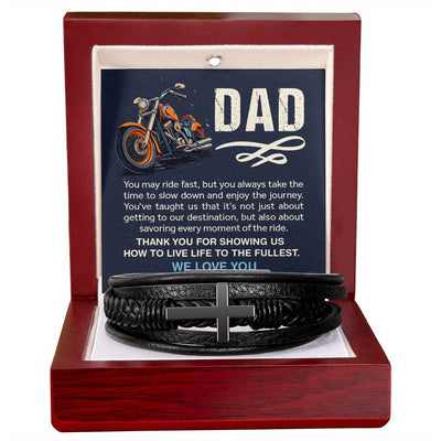 Load image into Gallery viewer, Father&amp;#39;s Day Gifts from Daughter, Bracelet for Dad Birthday from Daughter and Son
