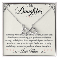 Load image into Gallery viewer, Daughter Graduation Endless Love Necklace from Mom - Proud of You, Always Your Home
