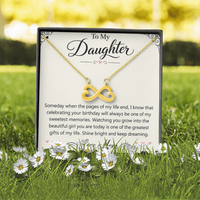 Load image into Gallery viewer, Daughter Birthday Endless Love Necklace from Mom - Keep Shining Bright

