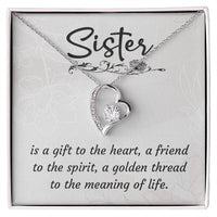 Load image into Gallery viewer, Personalized Gifts for Sister, to My Sister Necklace Gold, Unique Birthday Gifts for Sister
