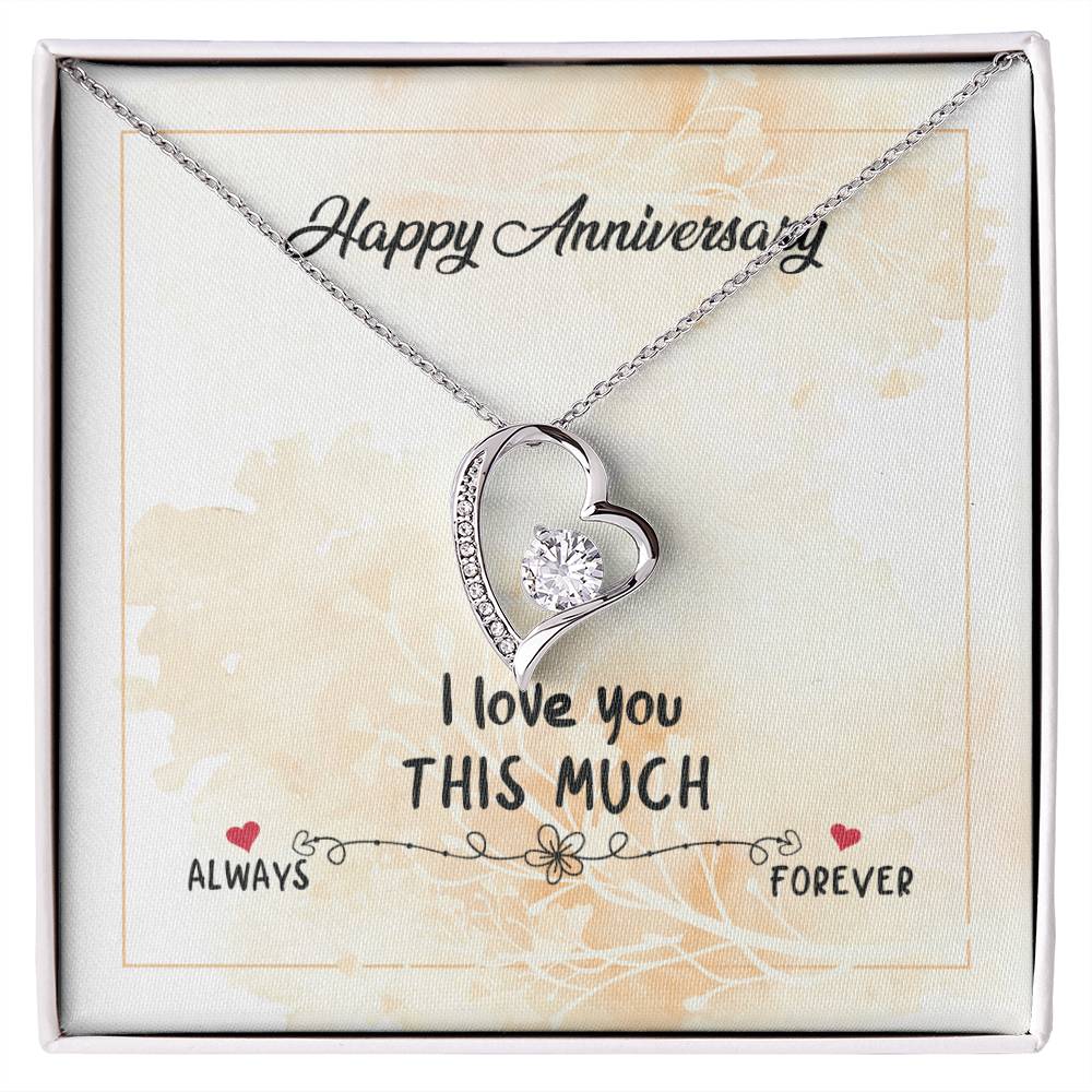 Wedding Anniversary Gifts for Wife from Husband, I Love You This Much Always to Forever