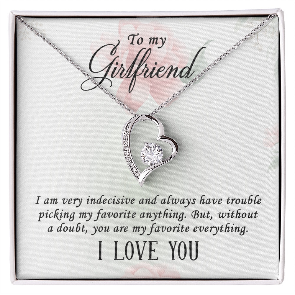 To My Girlfriend Gifts – Meaningful Love Message Card for Her, Romantic Surprise Gift