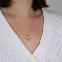Load image into Gallery viewer, To My Mom Necklace from Daughter, For All the Time, I Love You Mom

