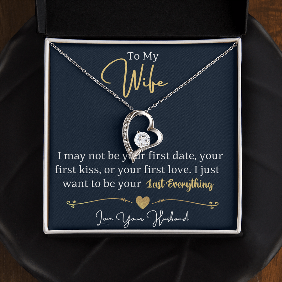 To My Wife Necklace from Husband, Wife Gift Necklace for Women, Birthday Anniversary Gifts