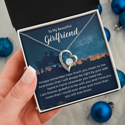 Load image into Gallery viewer, To My Girlfriend Necklace Xmas Gifts, I Love You More Than I Could Show &amp;amp; More Than You Ever Know
