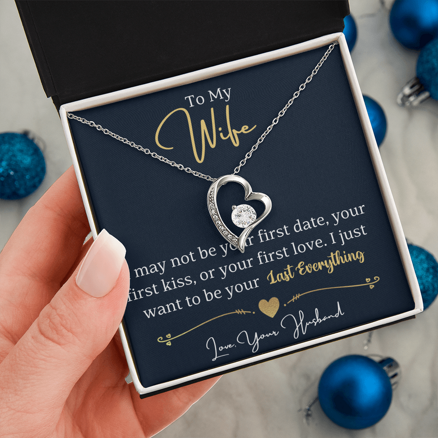 To My Wife Necklace from Husband, Wife Gift Necklace for Women, Birthday Anniversary Gifts