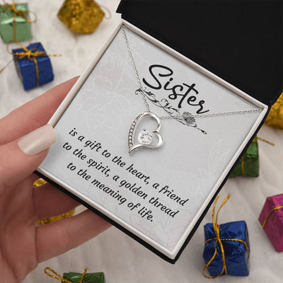 Load image into Gallery viewer, Personalized Gifts for Sister, to My Sister Necklace Gold, Unique Birthday Gifts for Sister
