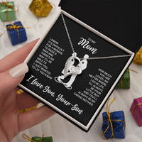 Load image into Gallery viewer, To My Mom Necklace from Son, Necklace for Mother from Son Jewelry Gifts for Mother's Day, Christmas

