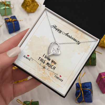 Load image into Gallery viewer, Wedding Anniversary Gifts for Wife from Husband, I Love You This Much Always to Forever
