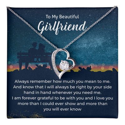Load image into Gallery viewer, To My Girlfriend Necklace Xmas Gifts, I Love You More Than I Could Show &amp;amp; More Than You Ever Know
