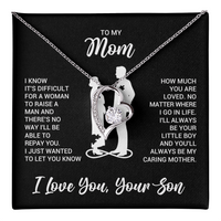 Load image into Gallery viewer, To My Mom Necklace from Son, Necklace for Mother from Son Jewelry Gifts for Mother's Day, Christmas
