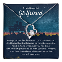 Load image into Gallery viewer, To My Girlfriend Necklace Xmas Gifts, I Love You More Than I Could Show &amp; More Than You Ever Know
