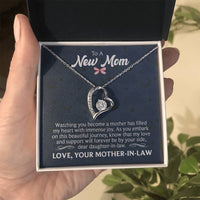 Load image into Gallery viewer, New Mom Gifts from Mother in Law, My Love and Support Will Forever by Your Side
