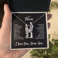 Load image into Gallery viewer, To My Mom Necklace from Son, Necklace for Mother from Son Jewelry Gifts for Mother's Day, Christmas
