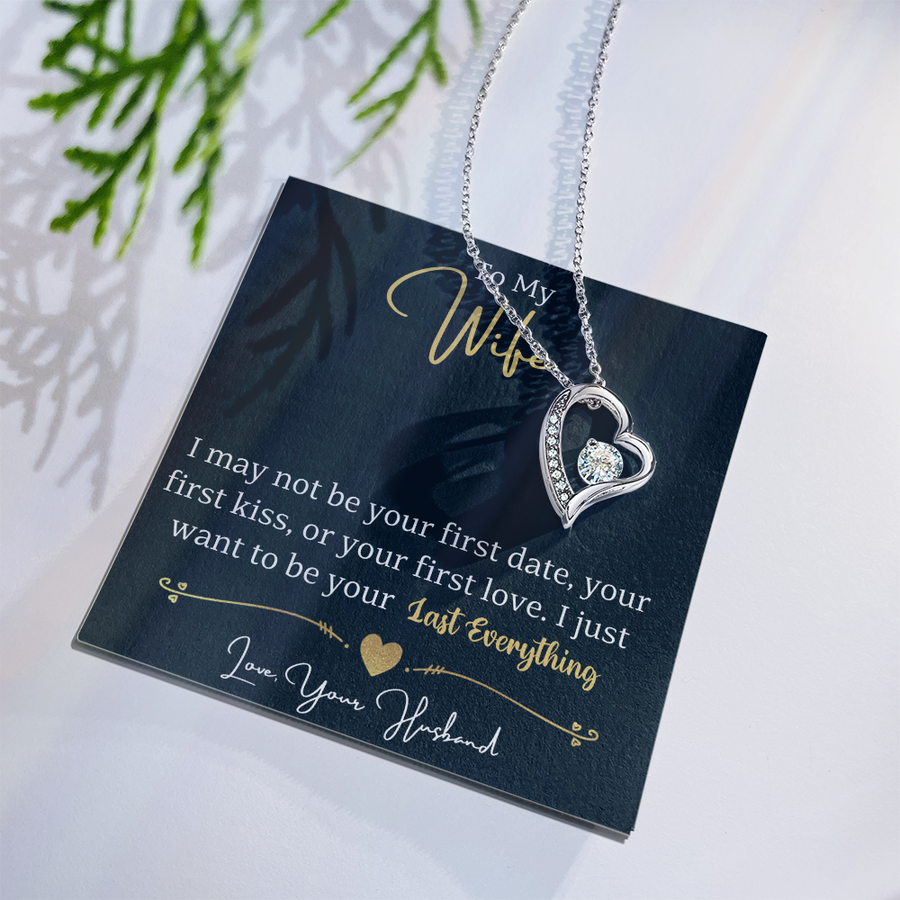 To My Wife Necklace from Husband, Wife Gift Necklace for Women, Birthday Anniversary Gifts