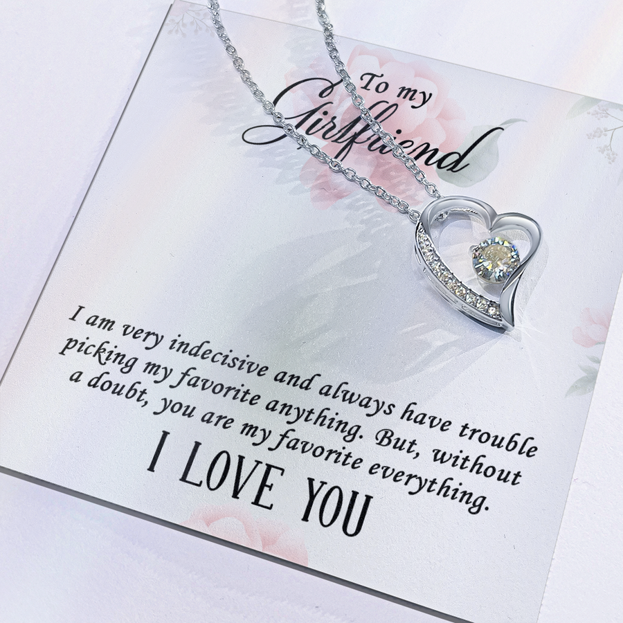 To My Girlfriend Gifts – Meaningful Love Message Card for Her, Romantic Surprise Gift