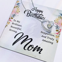 Load image into Gallery viewer, Women Birthday Necklace Mom from Daughter, Women Love Knot Necklace for Mom
