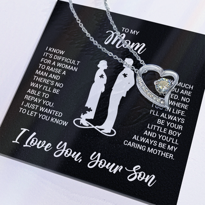 Load image into Gallery viewer, To My Mom Necklace from Son, Necklace for Mother from Son Jewelry Gifts for Mother&amp;#39;s Day, Christmas
