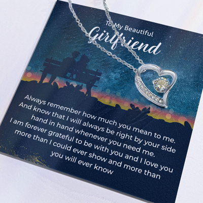 Load image into Gallery viewer, To My Girlfriend Necklace Xmas Gifts, I Love You More Than I Could Show &amp;amp; More Than You Ever Know
