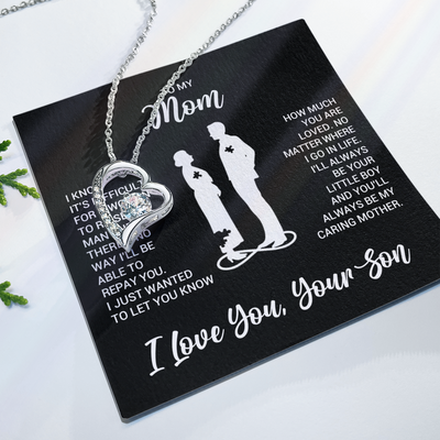 Load image into Gallery viewer, To My Mom Necklace from Son, Necklace for Mother from Son Jewelry Gifts for Mother&amp;#39;s Day, Christmas
