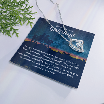 Load image into Gallery viewer, To My Girlfriend Necklace Xmas Gifts, I Love You More Than I Could Show &amp;amp; More Than You Ever Know

