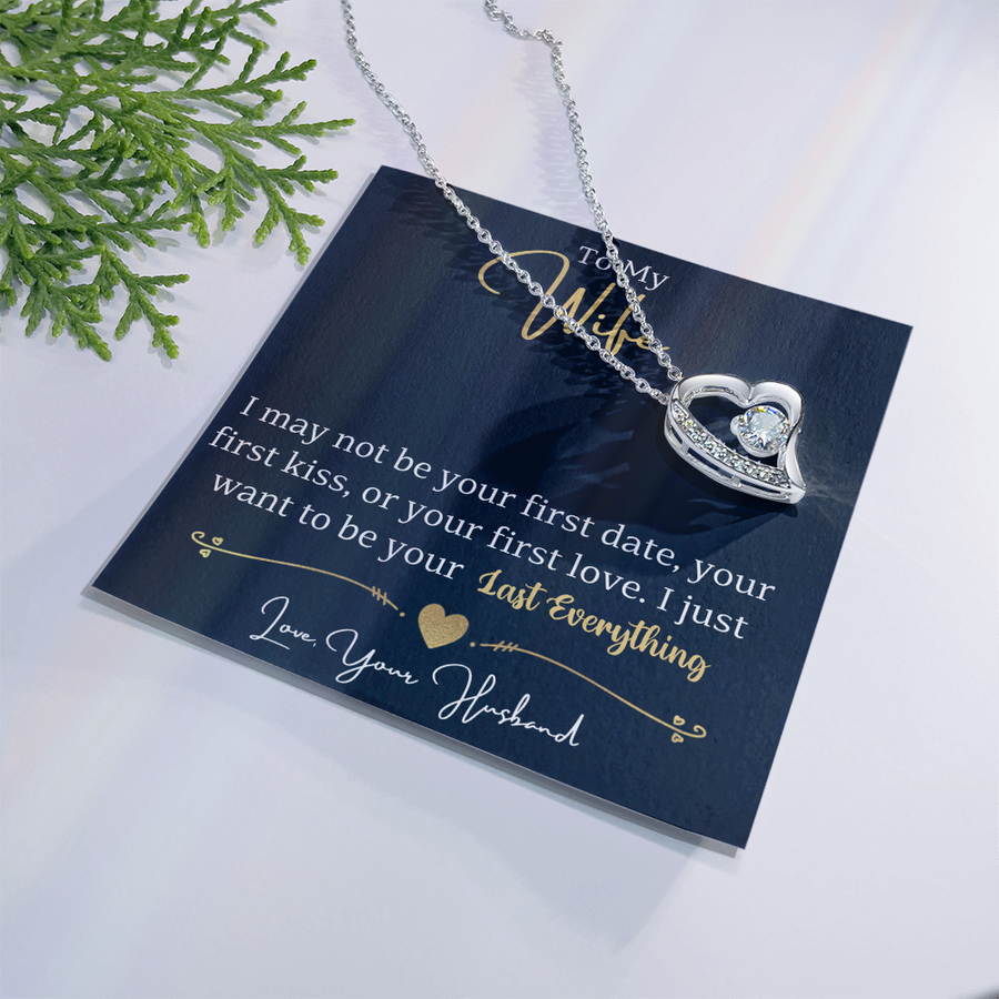 To My Wife Necklace from Husband, Wife Gift Necklace for Women, Birthday Anniversary Gifts