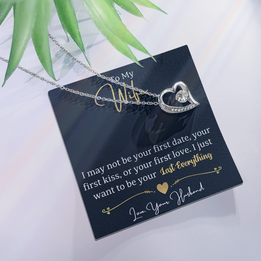 To My Wife Necklace from Husband, Wife Gift Necklace for Women, Birthday Anniversary Gifts