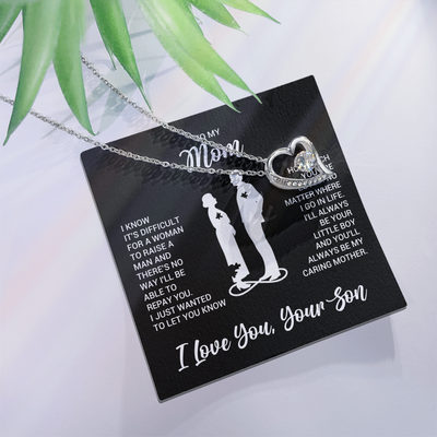 Load image into Gallery viewer, To My Mom Necklace from Son, Necklace for Mother from Son Jewelry Gifts for Mother&amp;#39;s Day, Christmas
