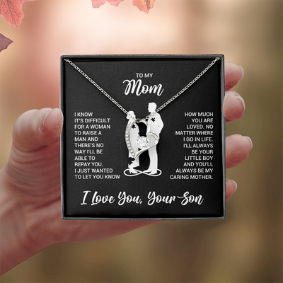 Load image into Gallery viewer, To My Mom Necklace from Son, Necklace for Mother from Son Jewelry Gifts for Mother&amp;#39;s Day, Christmas

